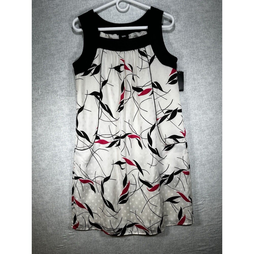 NWT Mossimo Women’s Size Small Tunic Top Shift Dress Multicolor Pockets Lined